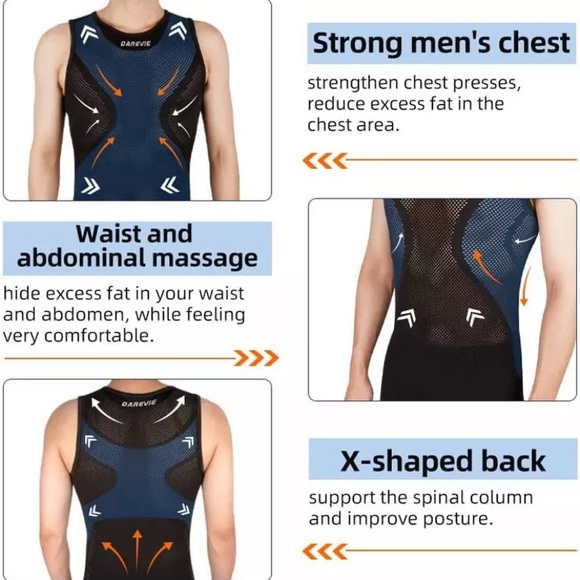 Darevie Men’s Compression Tank Top Size S/M NWOT - Picture 2 of 4